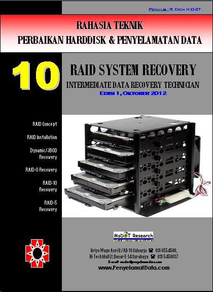 10 RAID System Recovery Training - Book